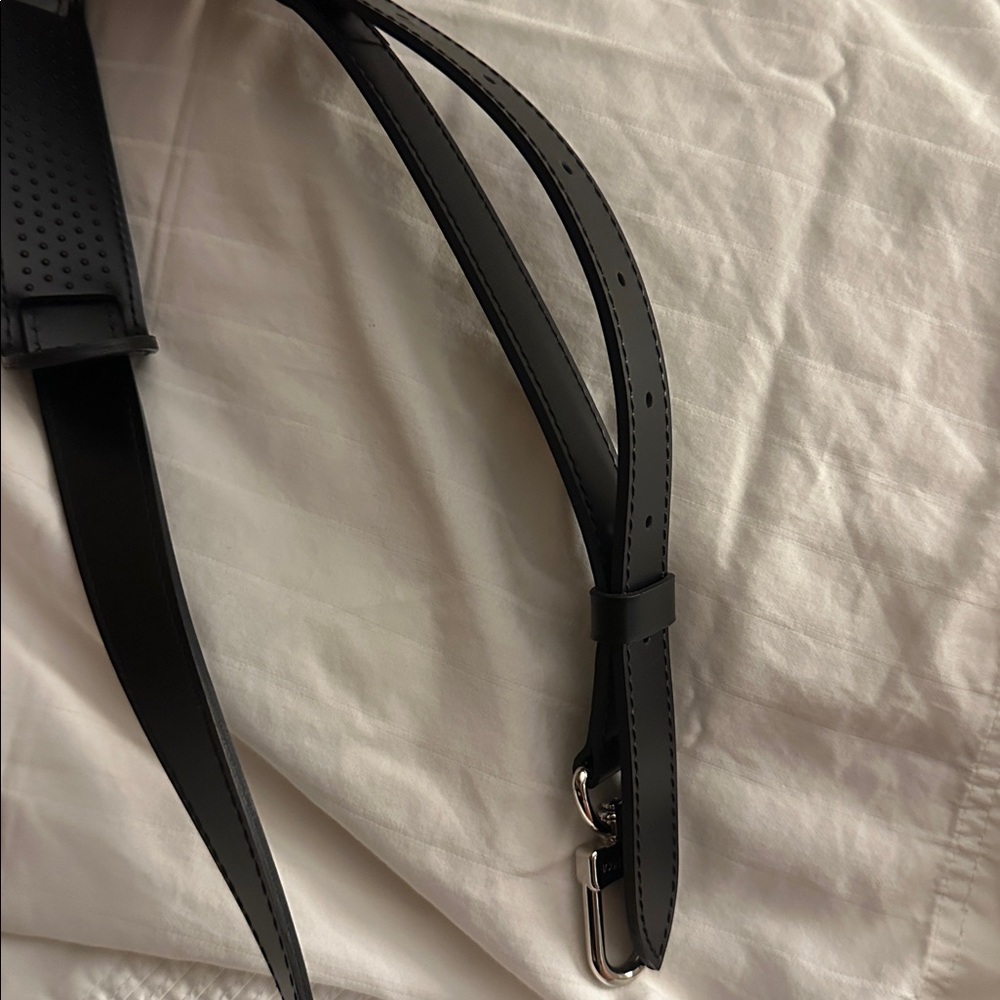 Louis Vuitton Black Strap with Silver Hardware - Picture 7 of 9